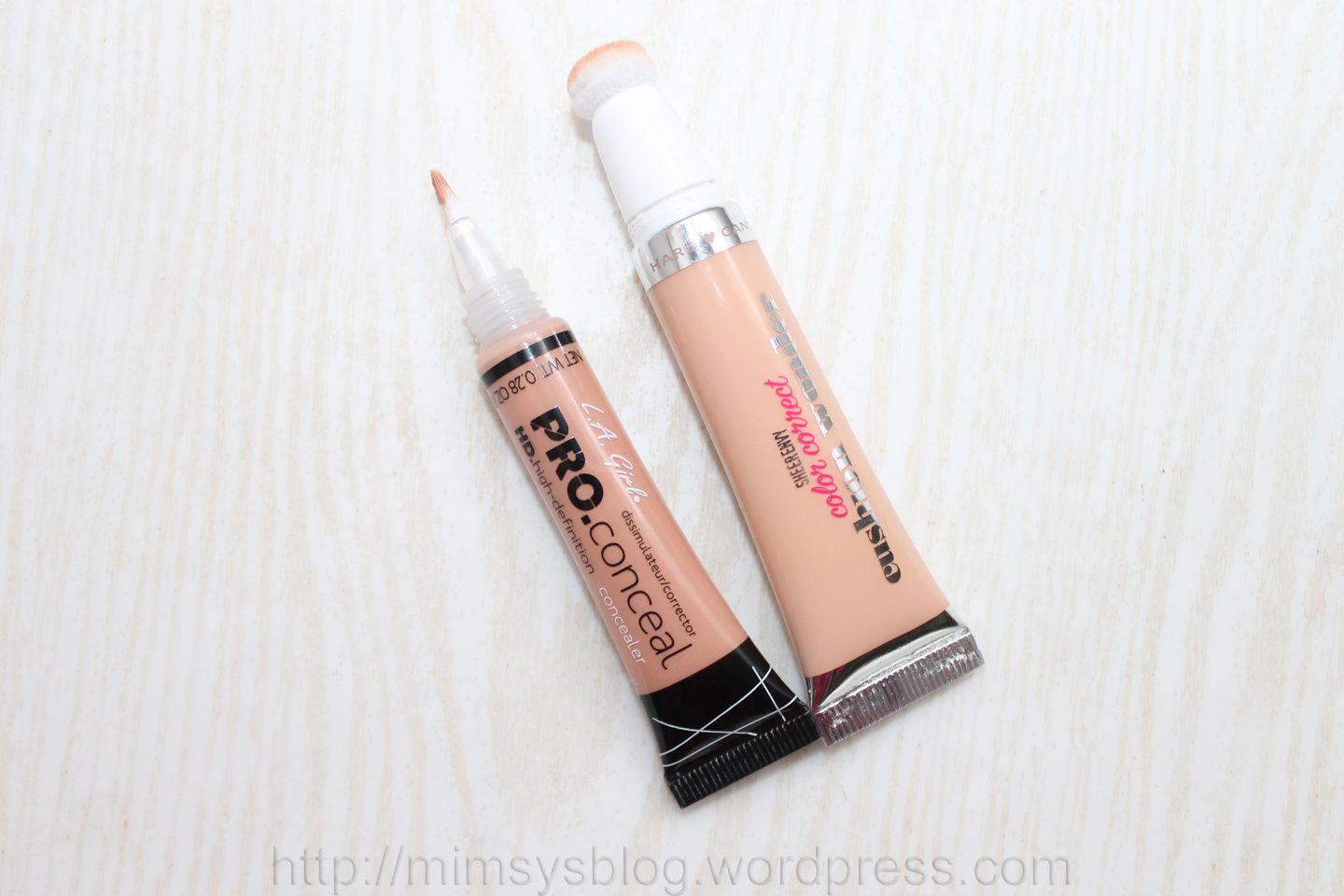 Peach Corrector Swatches Hard Candy Sheer Envy Color Correct Cushion